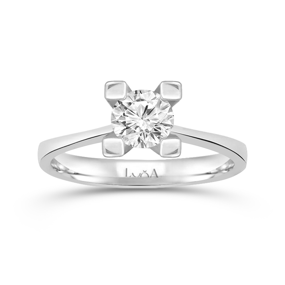 0.70 Karat G SI2 HRD Sertifikalı Tektaş Pırlanta Yüzük