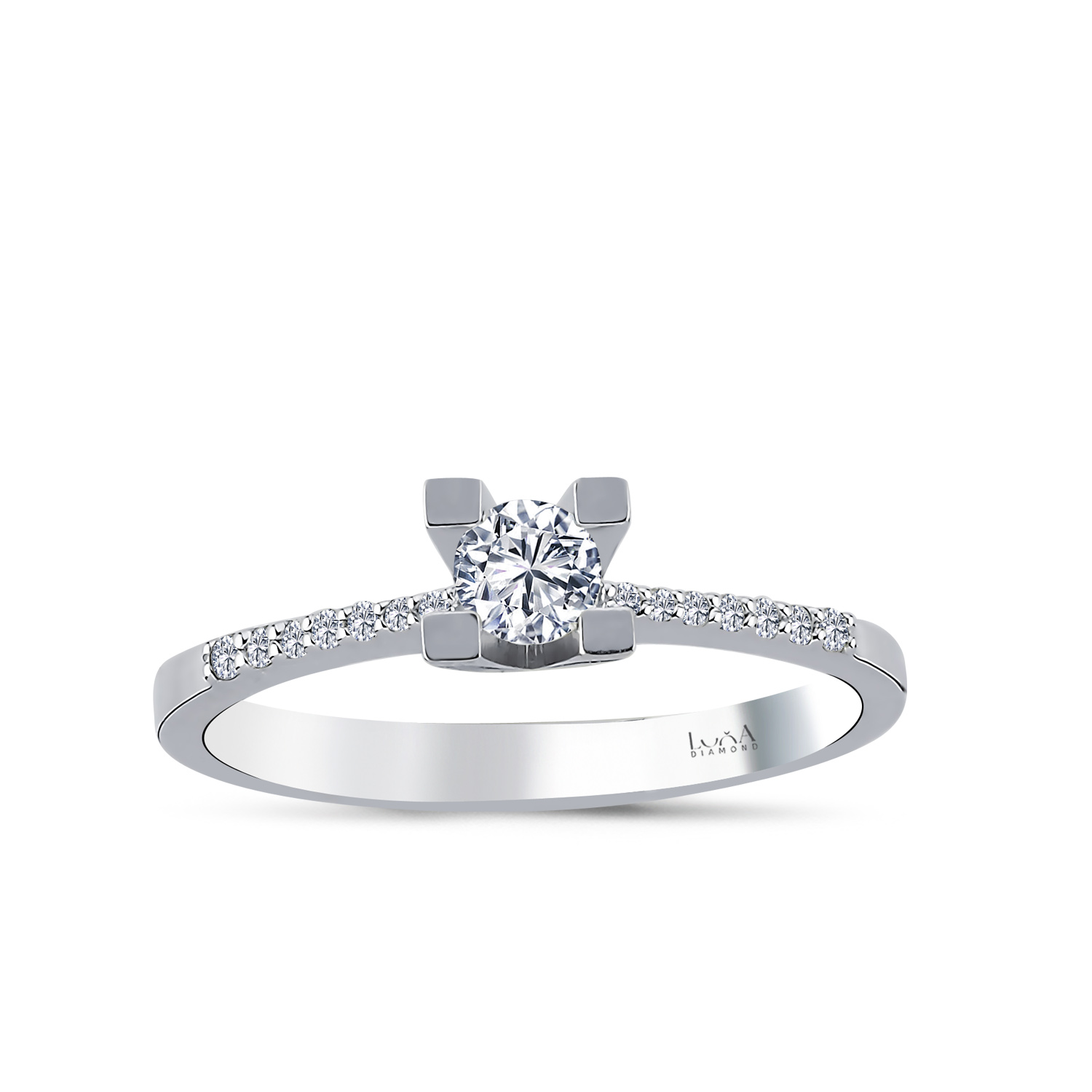 0.29 Karat Tektaş Pırlanta Yüzük